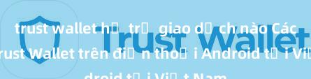 trust wallet hỗ trợ giao dịch nào Cách tải Trust Wallet trên điện thoại Android tại Việt Nam